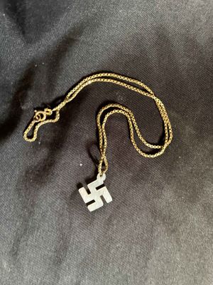 (SOLD)Post War Third Reich Nazi Swastika Necklace&hellip;