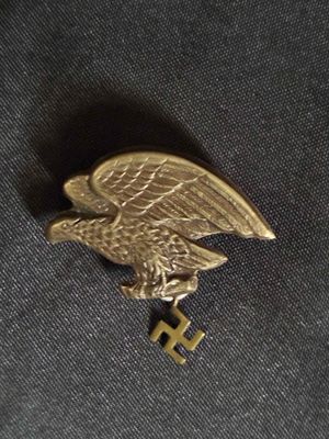 &hellip;Post war Third Reich Nazi Sympathizer Pin&hellip;