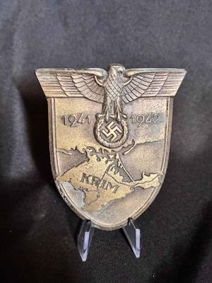 (SOLD)WWII German Krim Shield (Crimea Shield)