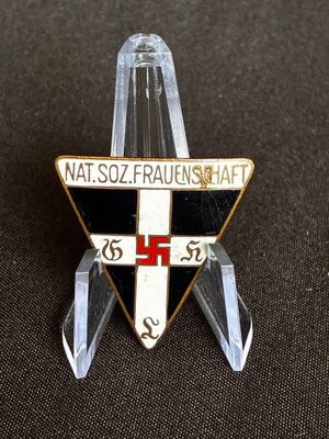(SOLD)Ns-Frauenschaft. A National Socialist Women&rsquo;s League badge