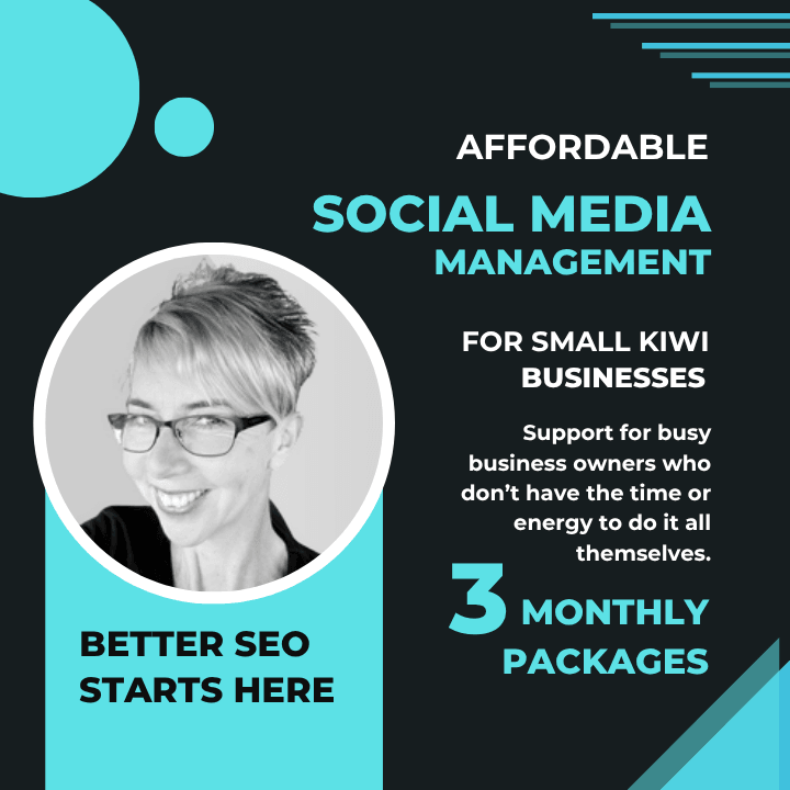 Social Media Manager for Small businesses across NZ. Whangārei, Northland-based