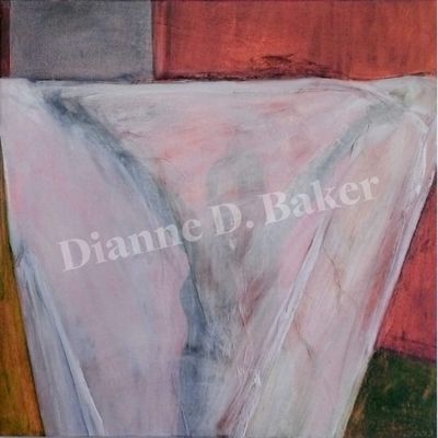 Laundry Reflections (1) - Acrylic On Canvas