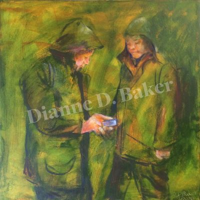 Winter Weather Forecast - Acrylic On Canvas