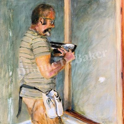 The Plasterer - Acrylic On Canvas