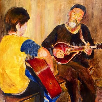 Musicians - Acrylic On Canvas