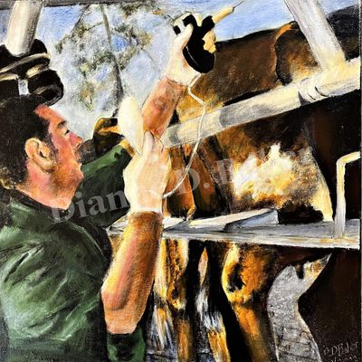 The Vet - Acrylic On Canvas