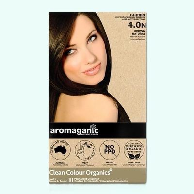 Aromaganic Organic Hair Colour # 4.0 Brown Natural