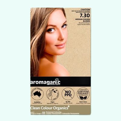 Aromaganic Organic Hair Colour # 7.3 Medium Golden Blonde