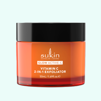 Sukin Glow Active-C Vitamin C 2 in 1 Exfoliator 50ml