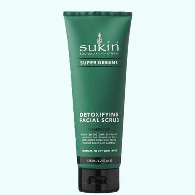 Sukin Super Greens Detoxifying Facial Scrub 125ml