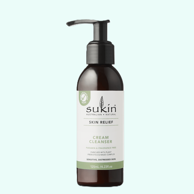 Sukin Skin Relief Cream Cleanser Pump 125ml