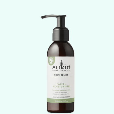 Sukin Skin Relief Facial Moisturiser Pump 125ml