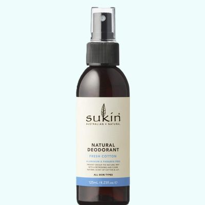 Sukin Deodorant Fresh Cotton Natural Spray 125ml