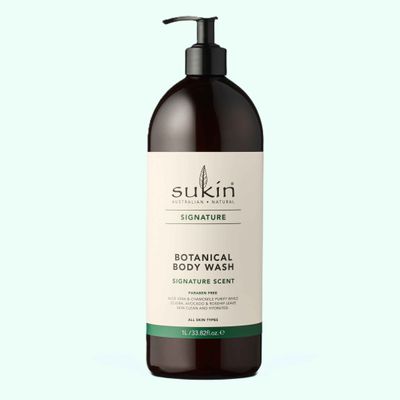 Sukin Signature Body Wash Botanical Pump 1 litre