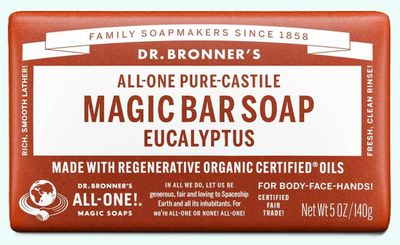 Dr Bronner Eucalyptus Bar Soap 140g