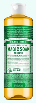 Dr Bronner Almond Liquid Soap 473ml
