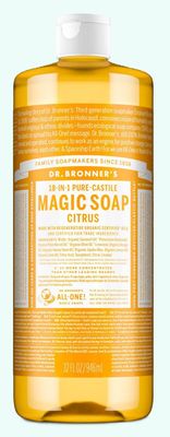 Dr Bronner Citrus Liquid Soap 946ml