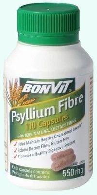 Bonvit Psyllium Fibre Capsules 550mg - 110 capsules