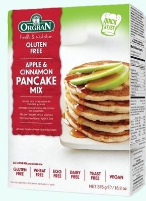 Orgran Apple and Cinnamon Pancake Mix 375g