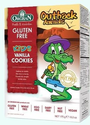 Orgran Outback Animals Vanilla Cookies 175g