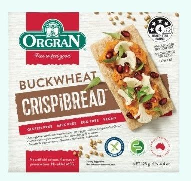 Orgran Crispbread Buckwheat 125g