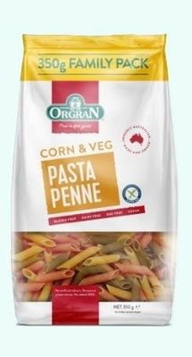 Orgran Corn and Vegetable Pasta Penne 350g