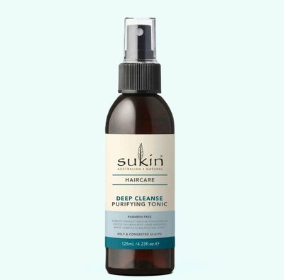 Sukin Deep Cleanse Purifying Hair Tonic Treatment 125ml Spray