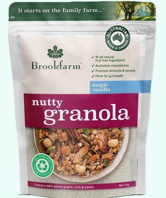 Brookfarm Granola Nutty Maple Vanilla 1kg