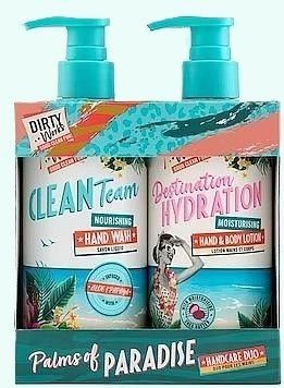 Dirty Works Palms of Paradise Hand Wash and Hand Lotion Set