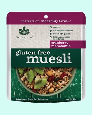 Brookfarm Muesli Macadamia Cranberry Sachet 50gm Gluten Free
