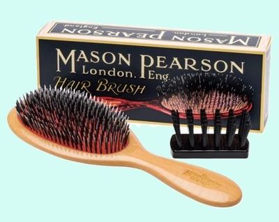 Mason Pearson Popular Brush Nylon Bristle Wood BN1