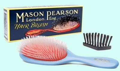 Mason Pearson Gentle Med Nylon Blue Brush SNG2B