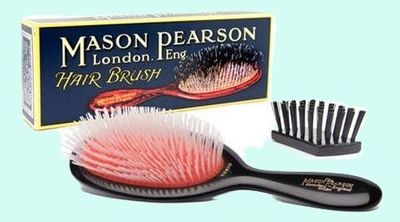 Mason Pearson Gentle Med Nylon Dark Ruby Brush SNG2D