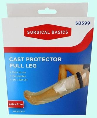 Surgical Basics Cast Protector Full Leg (2pk)