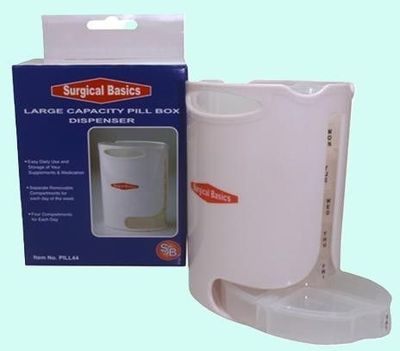 Surgical Basics Pill Box Dispenser Large