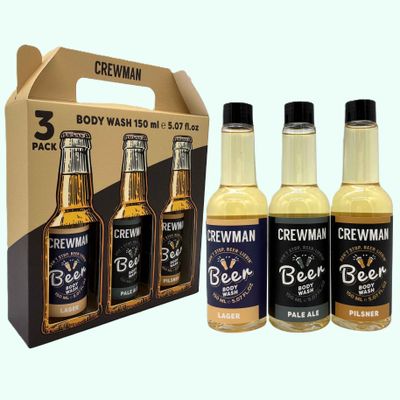Crewman Beer Body Wash Gift Set 150ml x 3