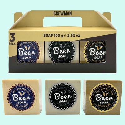 Crewman Beer Soap Gift Set 100gm Soap x 3