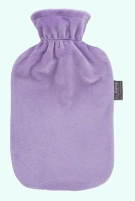 Fashy Hot Water Bottle Plush Cover Purple 2 L