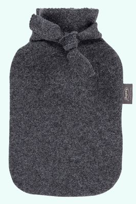 Fashy Hot Water Bottle Premium Cover Anthracite 2.0 L