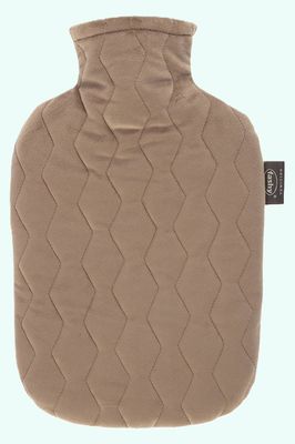 Fashy Hot Water Bottle With Quality Cover Beige 2.0 L