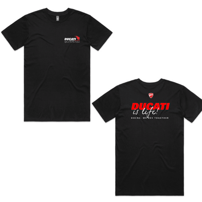 Mens Ducati Is Life Tee