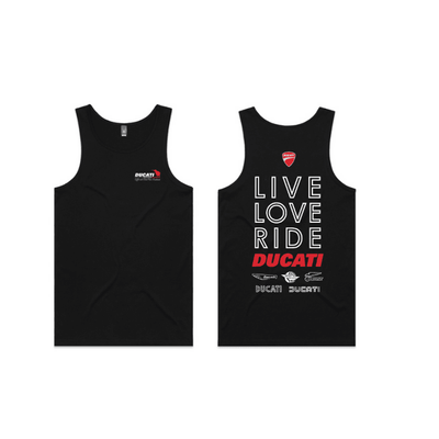 Mens Live Love Ride Tank