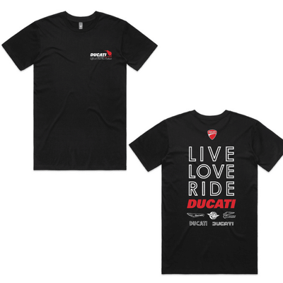 Mens Live Love Ride Tee