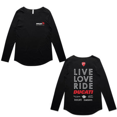 Womens Live Love Ride Long Sleeve