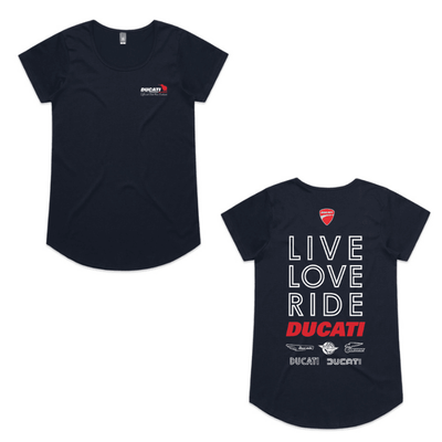 Womens Live Love Ride Tee