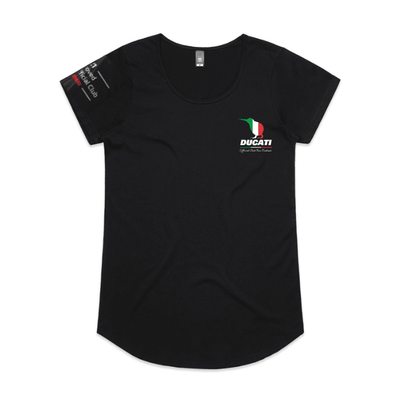 Womens 100yrs Ducati Short Sleeve
