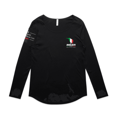 Womens 100yrs Ducati Long Sleeve