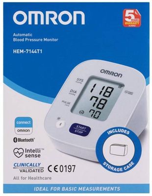 Omron Blood Pressure Monitor HEM7144T1