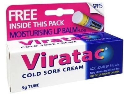 Viratac Cold Sore Cream 5g