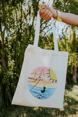 Tote Bags - Gone Fishing